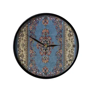 ساعت دیواری مدوپد طرح فرش قم مدل C-Ghom006