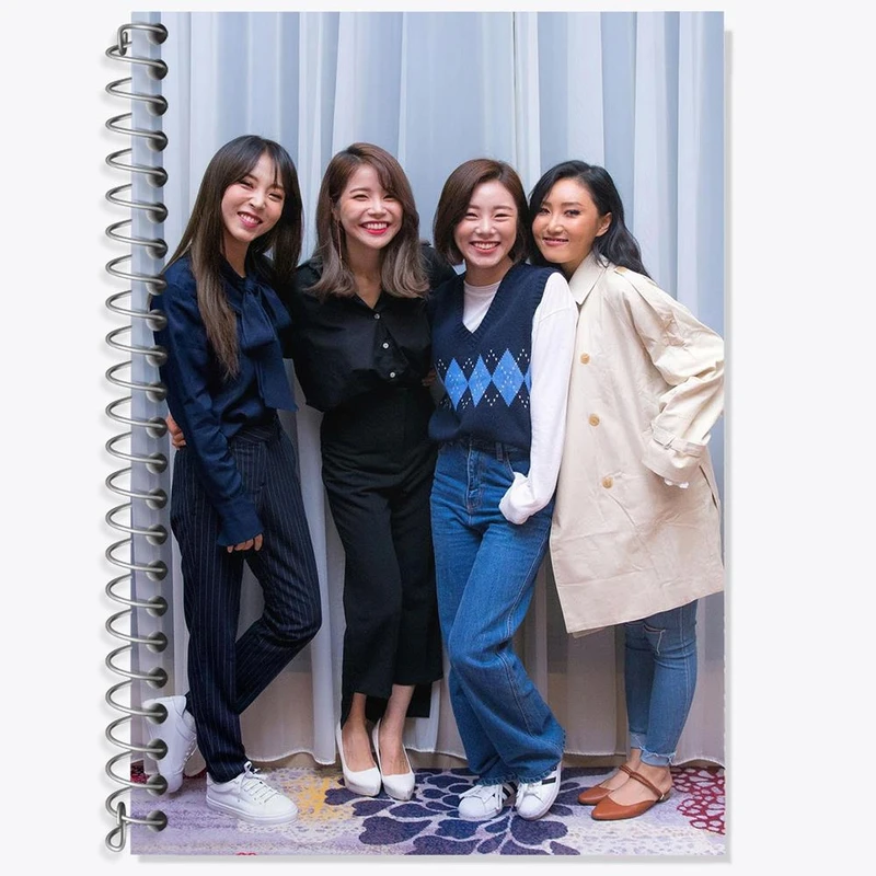 دفتر لغت 50 برگ خندالو مدل گروه مامامو Mamamoo کد 19452