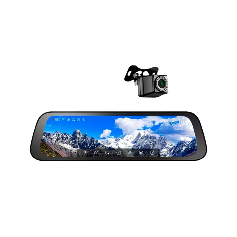 نکته خرید - قیمت روز آینه هوشمند خودرو سوِنتی مِی مدل 70mai Rearview Dash Cam S500 به همراه دوربین خرید