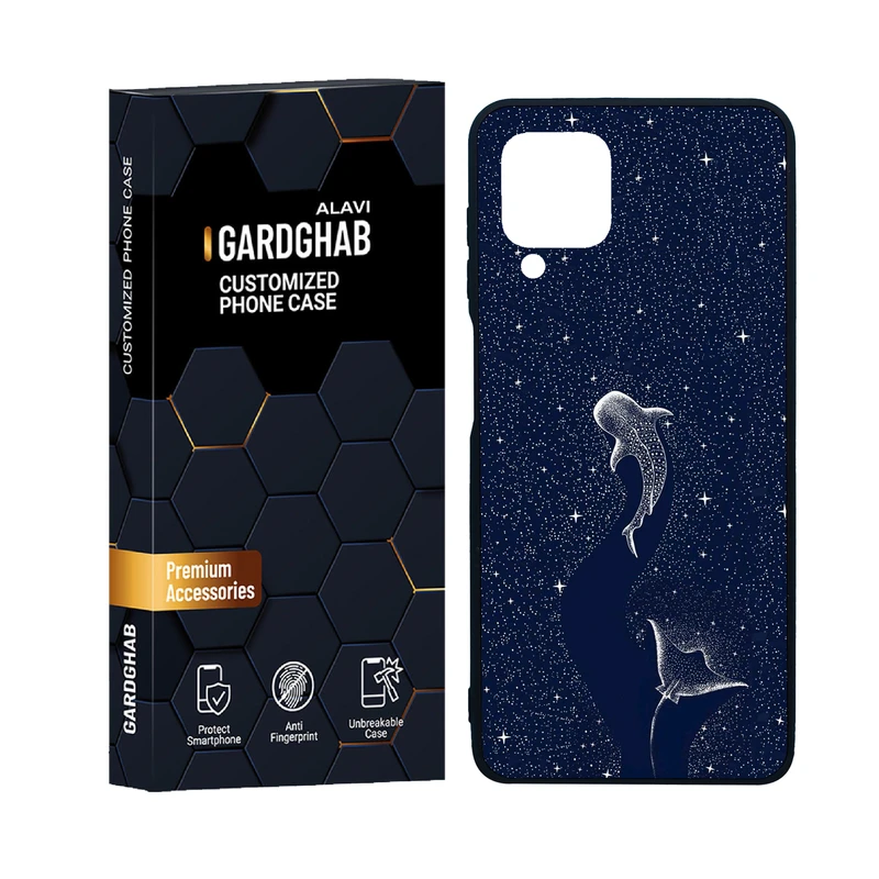 کاور گارد قاب علوی مدل دور ژله ای هنری مناسب برای گوشی موبایل سامسونگ Galaxy M22 4G