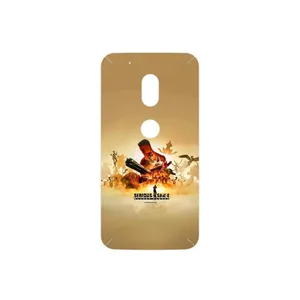 MAHOOT Serious Sam Game Series Cover Sticker for Motorola Moto G4 Play
