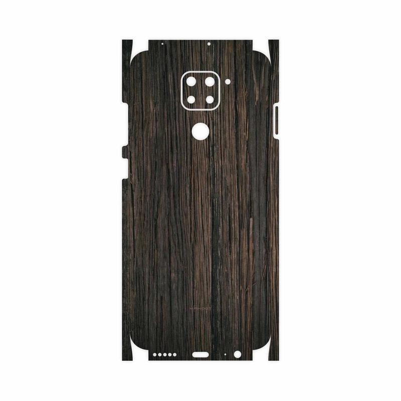 برچسب پوششی ماهوت مدل Burned Wood-FullSkin مناسب برای گوشی موبایل شیائومی Redmi Note 9
