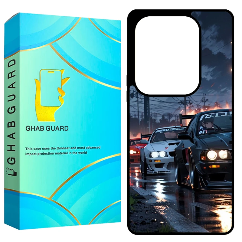 کاور قاب گارد طرح ماشین مدل GCHPN13P مناسب برای گوشی موبایل شیائومی Redmi Note 13 Pro 4G / Poco M6 Pro 4G