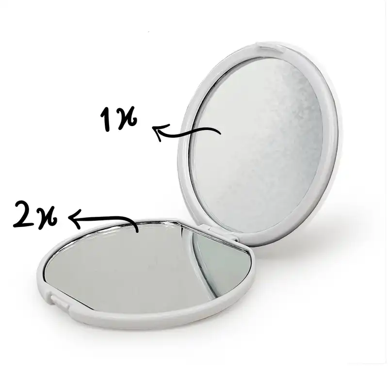 آینه جیبی خندالو طرح دخترونه مدل تاشو کد 1663