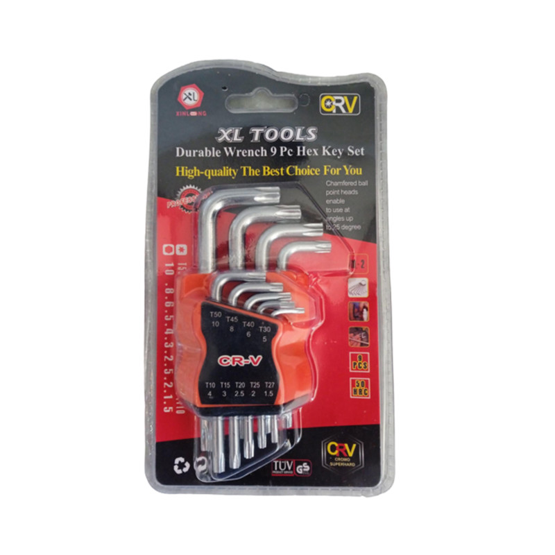 آچار ستاره ای مدل XL-S9PC مجموعه 9 عددی