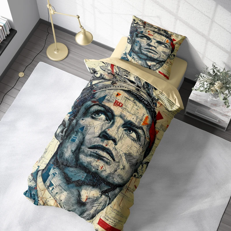 سرویس خواب 1 نفر 6 تکه مدل فوتبالی رونالدو