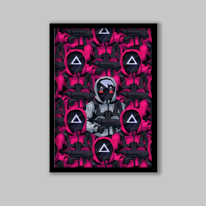 تابلو مدل سریال بازی مرکب Squid Game کد LA-G10805-2