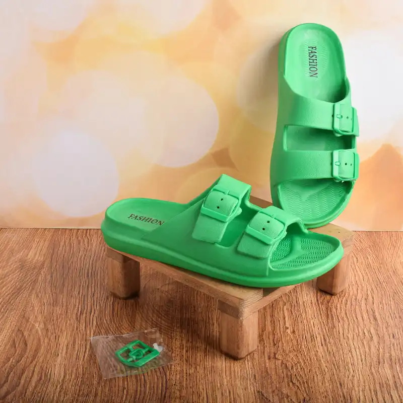 دمپایی زنانه مدل دو سگک کد 2854