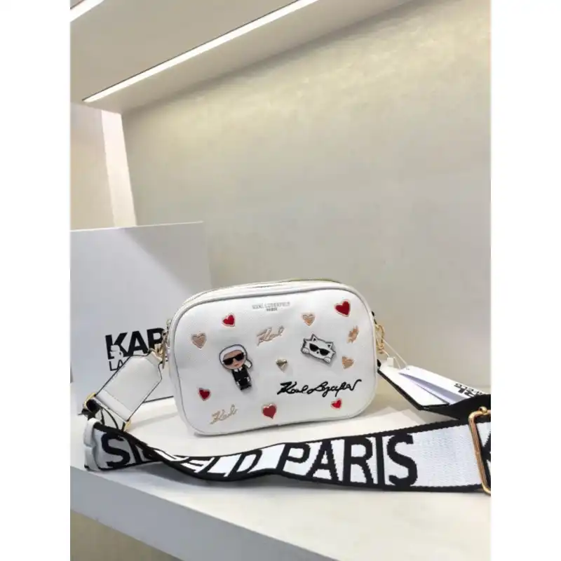 کیف دوشی زنانه کارل لاگرفلد مدل K523