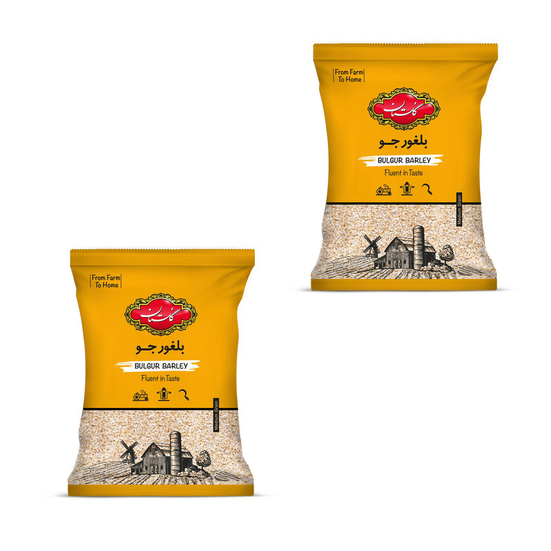 بلغور جو گلستان - 900 گرم بسته 2 عددی