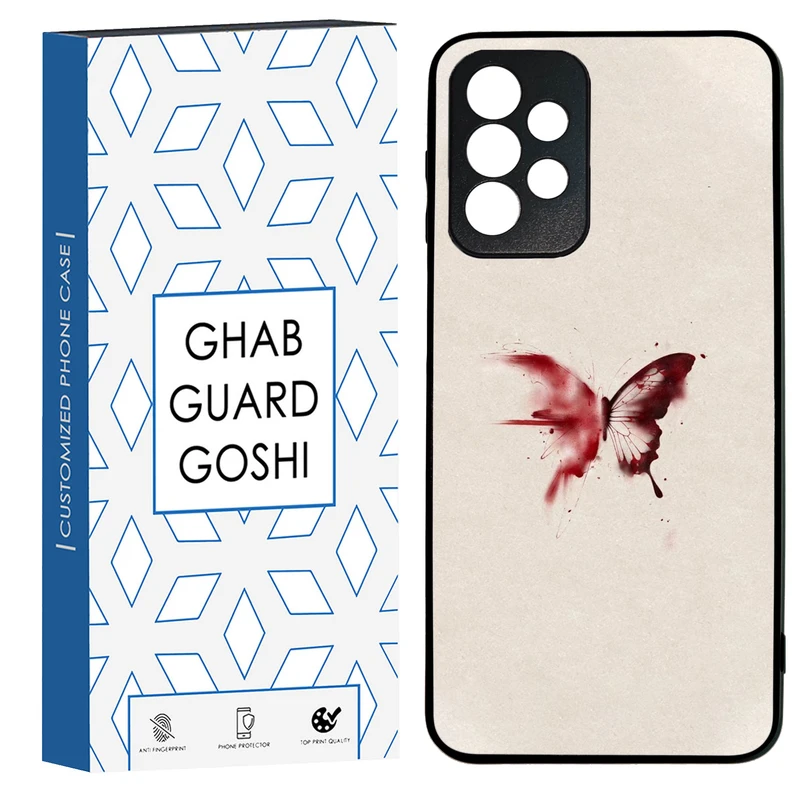 کاور قاب گارد گوشی طرح پروانه کد TPU-297 مناسب برای گوشی موبایل سامسونگ Galaxy A23