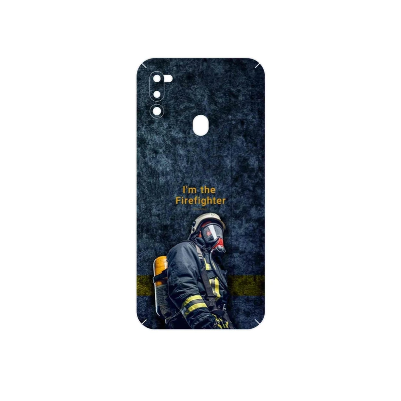 برچسب پوششی ماهوت مدل Firefighter مناسب برای گوشی موبایل سامسونگ Galaxy M21 (2021) Edition