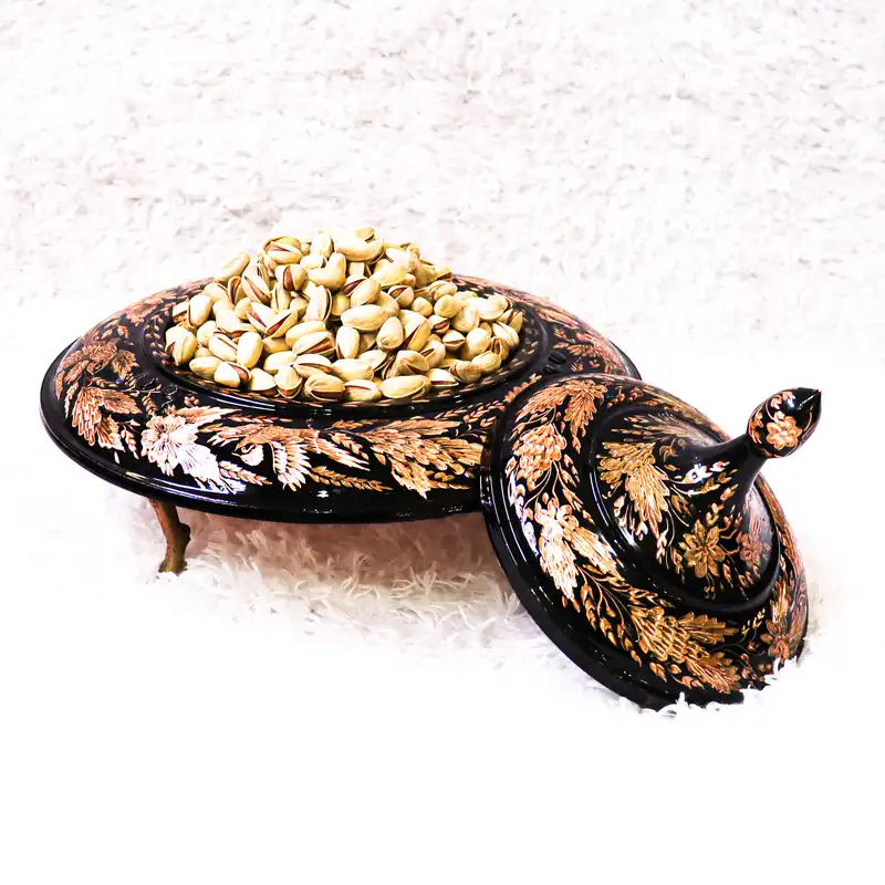 شکلات خوری مسی مدل الماس تراش کد HQ33p25