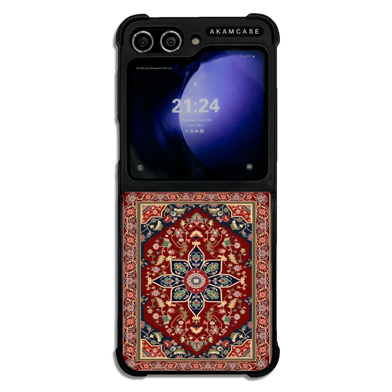 کاور آکام مدل AMC-WSGZFLIP5-PERSIAN-14 مناسب برای گوشی موبایل سامسونگ Galaxy Z Flip 5