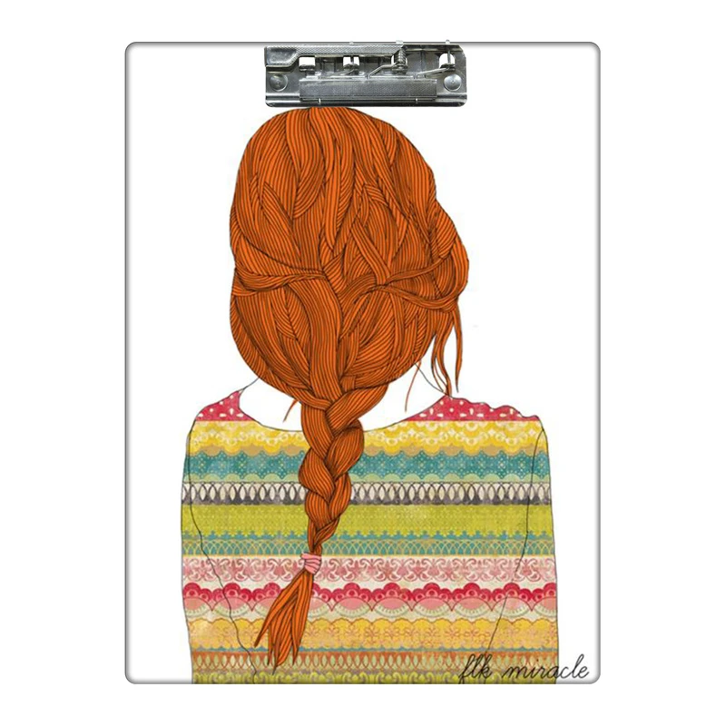 تخته شاسی طرح موی بافت دخترونه کد 4332540 سایز A4