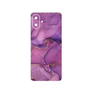 MAHOOT Purple Marble Cover Sticker for Samsung Galaxy A07