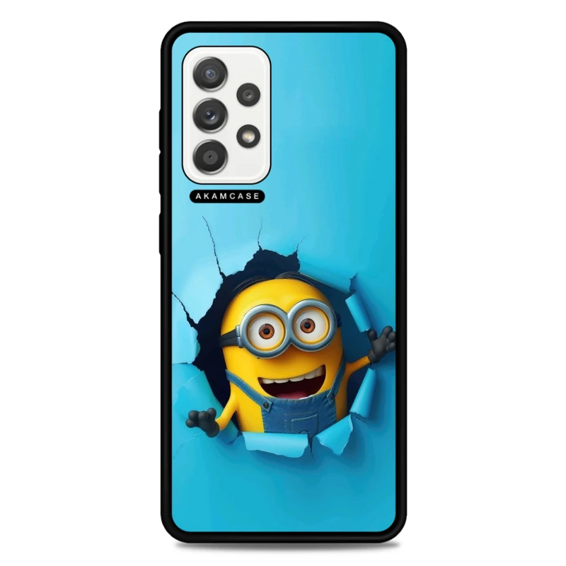کاور آکام مدل AMC-WSGA52-MINIONS2 مناسب برای گوشی موبایل سامسونگ Galaxy A52