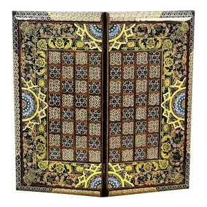 صفحه شطرنج خاتم کاری مدل تمام تذهیب T5022
