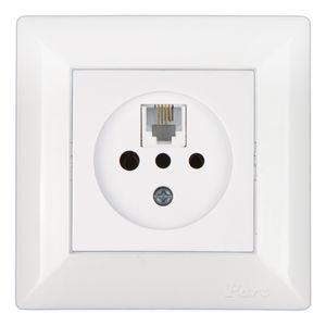 پریز تلفن پارت الکتریک مدل آسمان کد 5071W4028