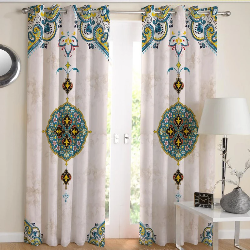  پرده کد R43 سایز 150x300 سانتیمتر