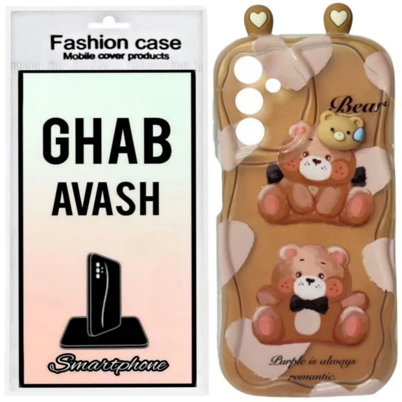 کاور قاب آوش طرح عروسکی گوشدار مدل 09A مناسب برای گوشی موبایل سامسونگ GALAXY A14