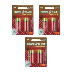 باتری قلمی پاورفلش مدل سوپر آلکالاین بسته ۶عددی