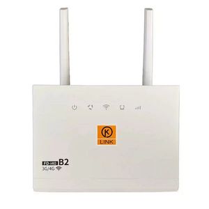 مودم سیمکارتی رومیزی 4G LTE کیلینک مدل B2 با دو آنتن خارجی، نصب آسان Plug & Play، پورت USB Type-C و سه پورت LAN، پشتیبانی از پروتکلهای امنیتی WPA/WPA2 و سازگار با سیمکارتهای FD