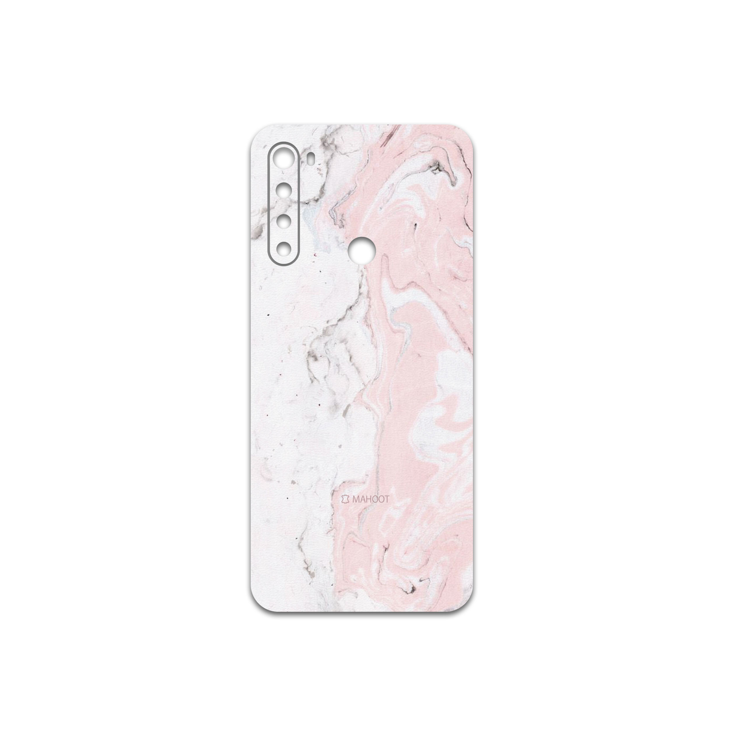 برچسب پوششی ماهوت مدل Blanco-Pink-Marble مناسب برای گوشی موبایل شیائومی Redmi Note 8T