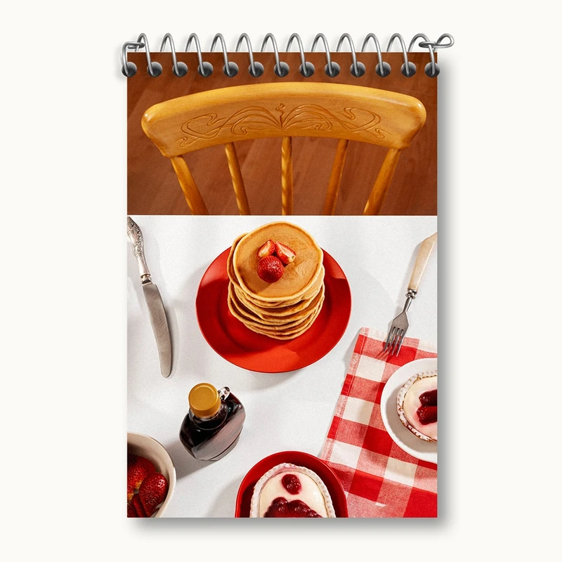 دفتر یادداشت 50 برگ خندالو مدل پنکیک کد F2338