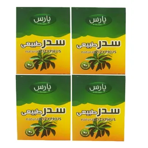 پودر تقویت کننده مو پارس محبوب حناء یزد مدل سدر طبیعی وزن 100 گرم بسته 4 عددی