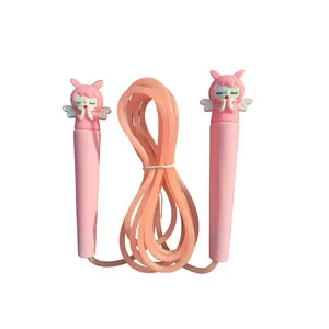 طناب ورزشی 3 متری مدل سیلیکونی طرح فرشته کوچولو