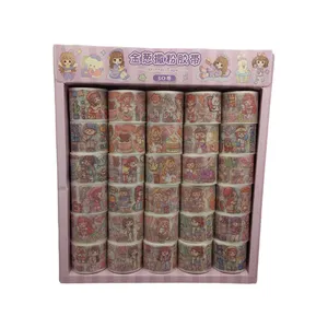 چسب نواری مدل واشی طرح دختر و خرگوش مجموعه 30 عددی