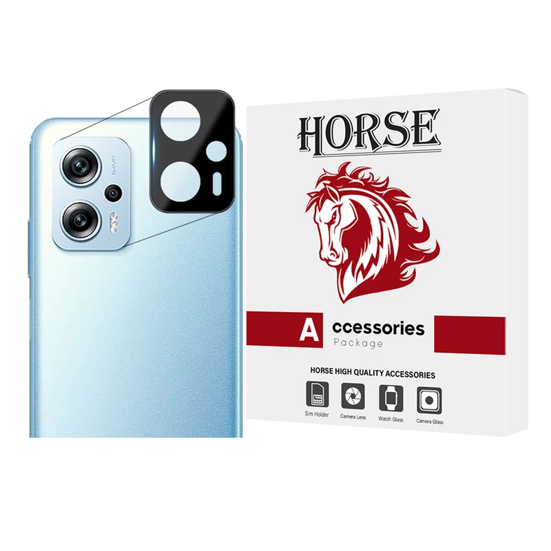 محافظ لنز دوربین هورس مدل FULLENSH مناسب برای گوشی موبایل شیائومی Poco X4 GT / Redmi Note 11T Pro / Redmi Note 11T Pro Plus / Redmi K50i