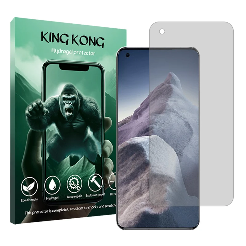 محافظ صفحه نمایش شفاف کینگ کونگ مدل Tough مناسب برای گوشی موبایل شیائومی Mi 11 Ultra