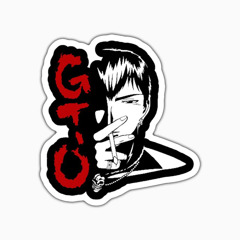 استیکر لپ تاپ و موبایل بووم طرح انیمه مدل Lt Gto کد PS163