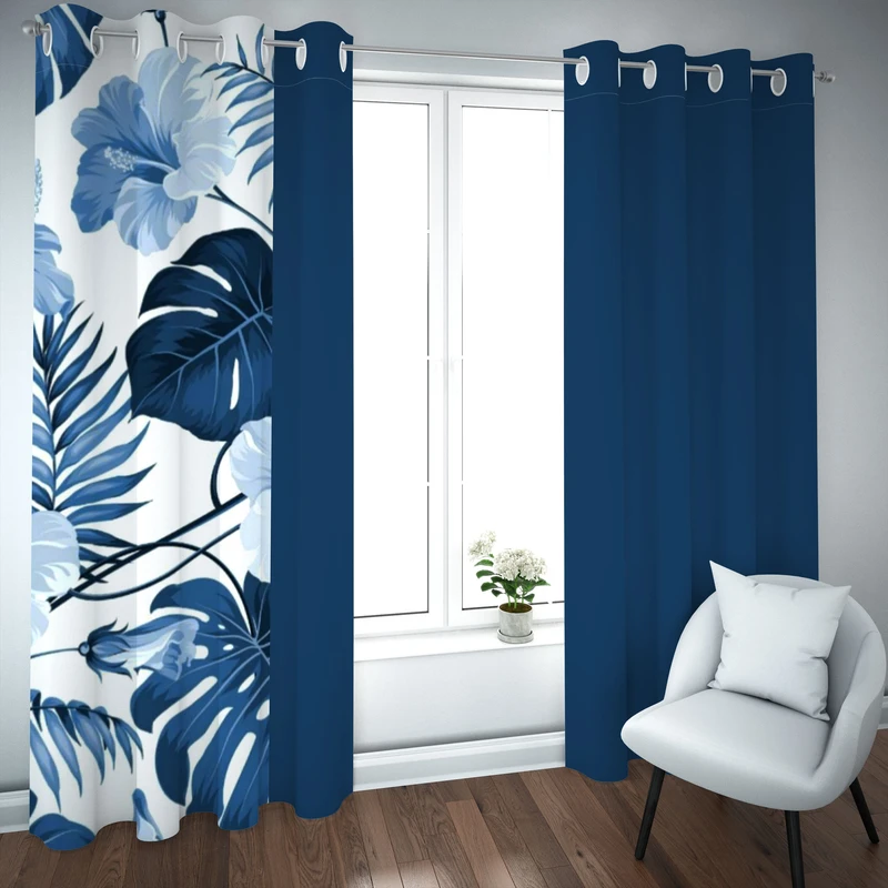 پرده مدل چاپی هازان سایز 300×150 سانتی متر 