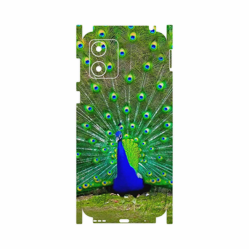 برچسب پوششی ماهوت مدل Peacock-FullSkin مناسب برای گوشی موبایل موتورولا Moto E13
