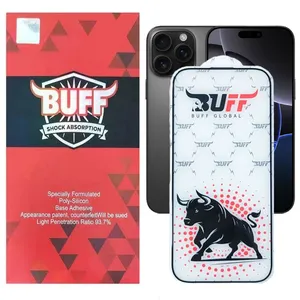Buff Black Fighter Screen Protector for Apple iPhone 16 Pro Max