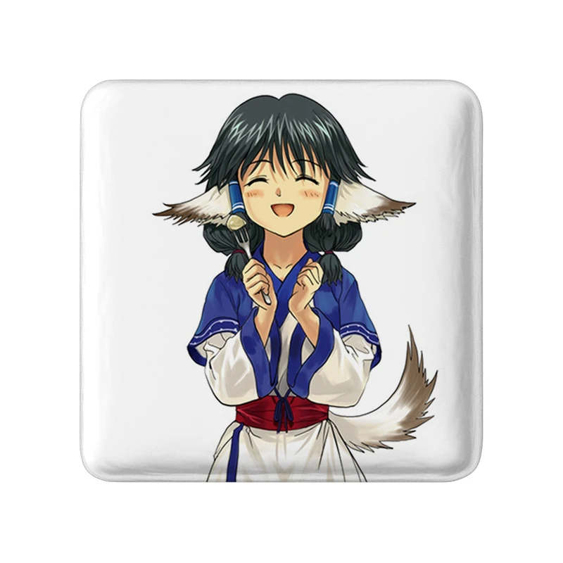 مگنت خندالو طرح بازی Utawarerumono مدل مربعی کد 35362