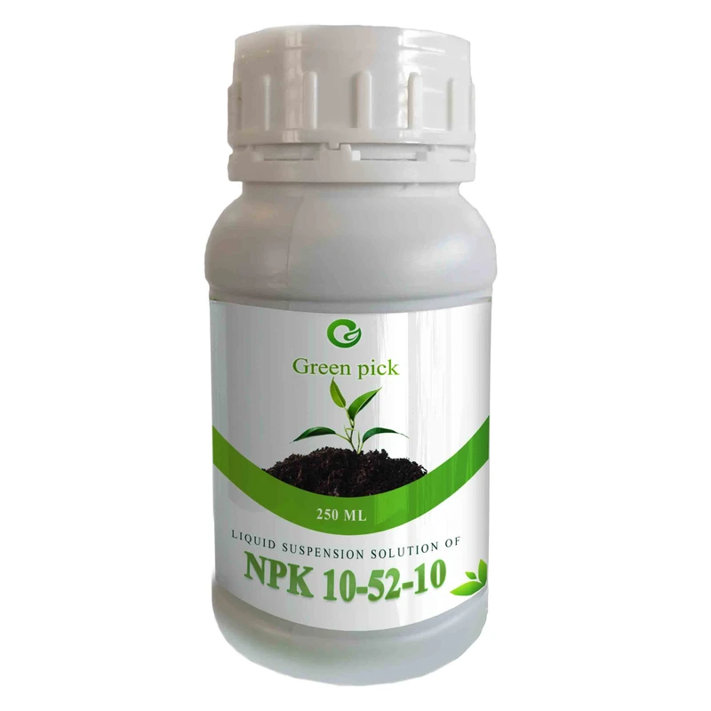 کود مایع فسفر بالا گرین پیک مدل NPK 10 52 10 حجم 250 میلی لیتر