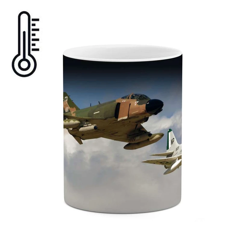 ماگ حرارتی کاکتی مدل هواپیمای جنگنده کد mgh10610