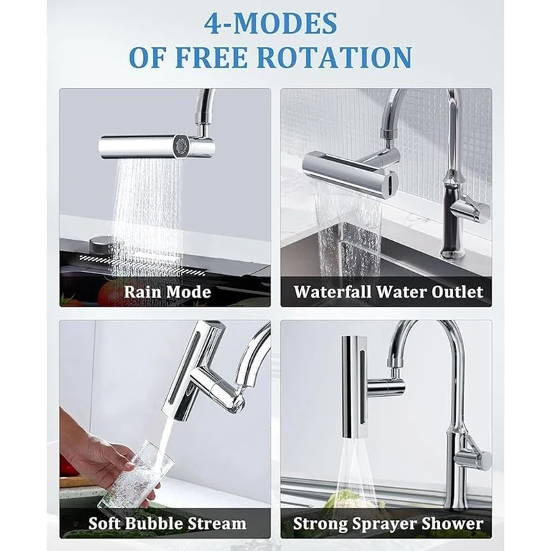 عکس شماره 16 : سری شیرآلات پاپیروس مدل چندحالته آبشاری lux