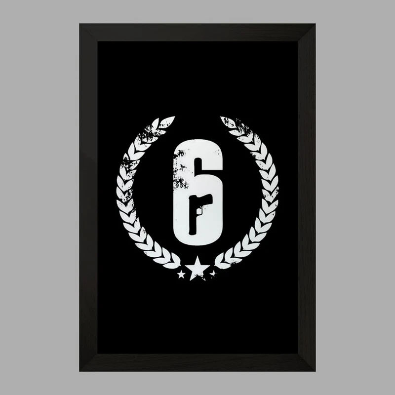 تابلو خندالو مدل رینبو سیکس Rainbow Six  کد 10319