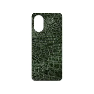 MAHOOT Green-Crocodile-Leather Cover Sticker for Oppo A38