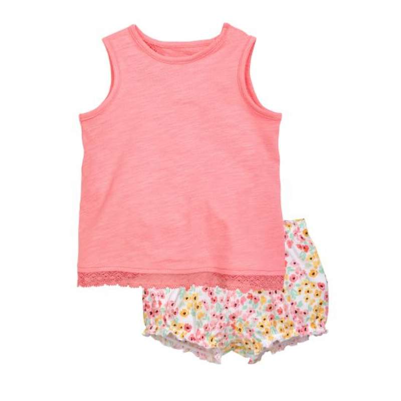 ست تاپ و شلوارک نوزادی اچ اند ام کد 2254