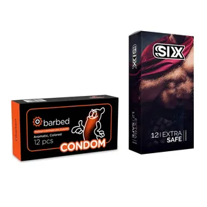کاندوم سیکس مدل Max Safety بسته 12 عددی به همراه کاندوم کاندوم مدل Barbed بسته 12 عددی