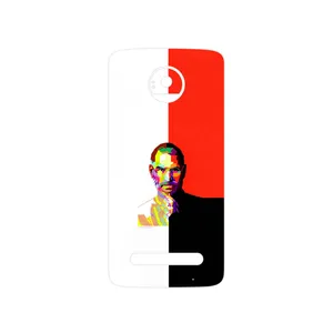 MAHOOT Collage of Steve Jobs 1 Cover Sticker for Motorola Moto Z2 Play