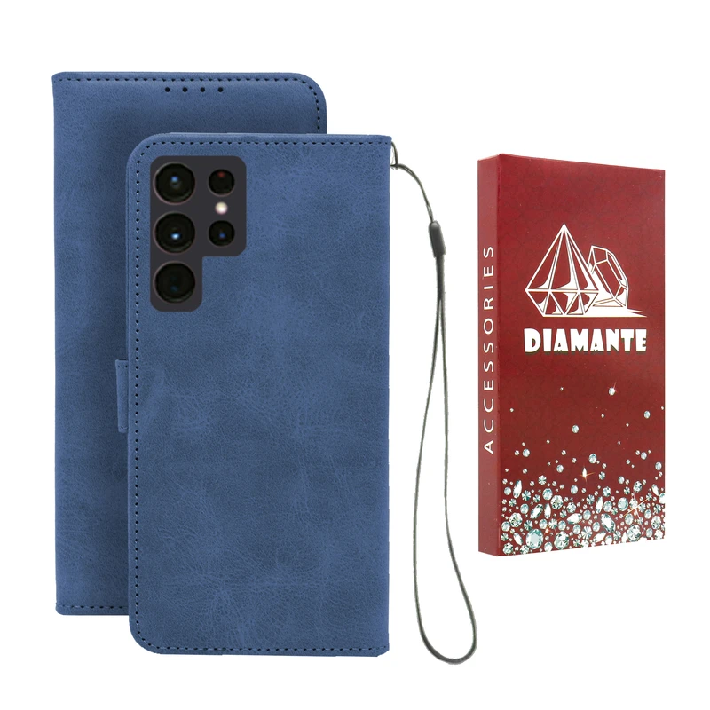 کیف کلاسوری دیامانته مدل Band Ros مناسب برای گوشی موبایل سامسونگ Galaxy S24 Ultra به همراه 