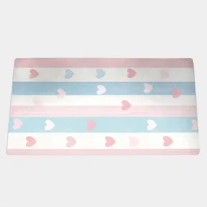 ماوس پد طرح قلب و رنگی سایز 40x75 سانتی متر
