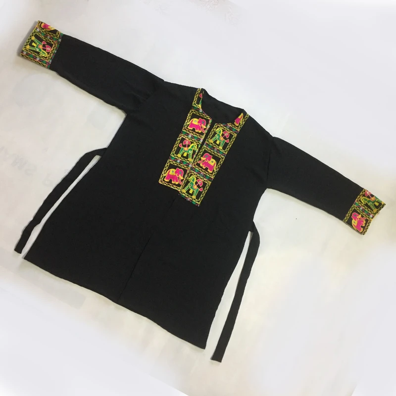 عکس شماره 5 : مانتو و شلوار زنانه مدل نخی ابر و بادی خامه دوزی کد tm-2715